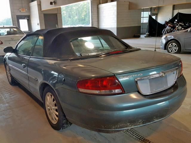 1C3EL55R22N250822 - 2002 CHRYSLER SEBRING LX GRAY photo 3