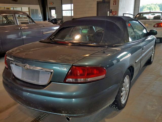 1C3EL55R22N250822 - 2002 CHRYSLER SEBRING LX GRAY photo 4