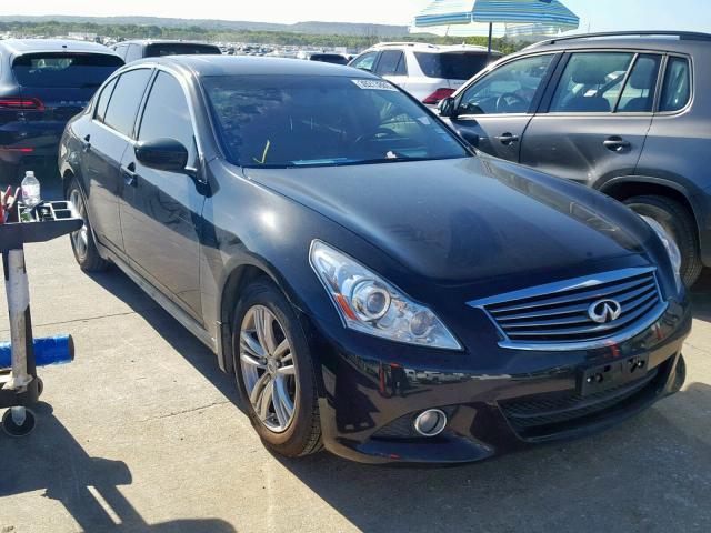 JN1CV6AP5DM713362 - 2013 INFINITI G37 BASE BLACK photo 1