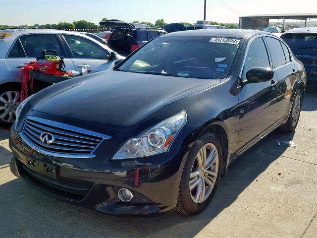 JN1CV6AP5DM713362 - 2013 INFINITI G37 BASE BLACK photo 2