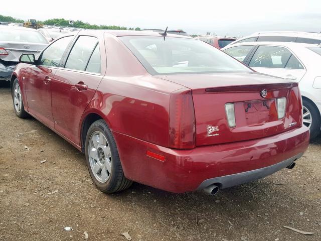 1G6DW677670116080 - 2007 CADILLAC STS RED photo 3