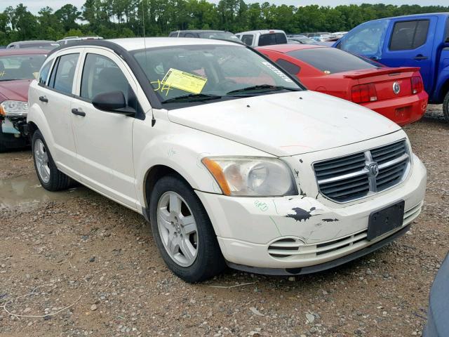 1B3HB48B68D671334 - 2008 DODGE CALIBER SX WHITE photo 1