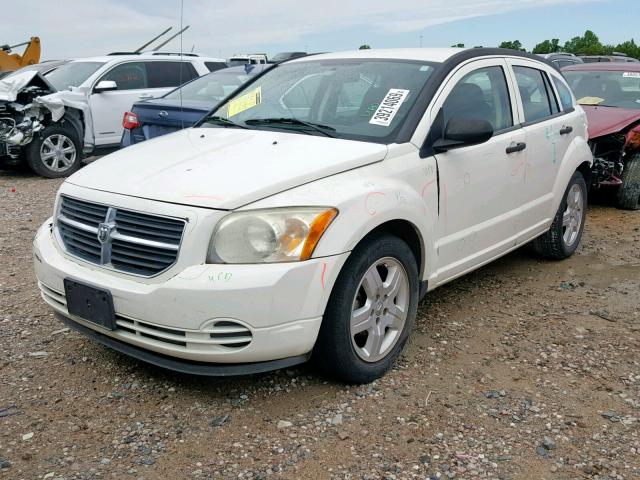 1B3HB48B68D671334 - 2008 DODGE CALIBER SX WHITE photo 2