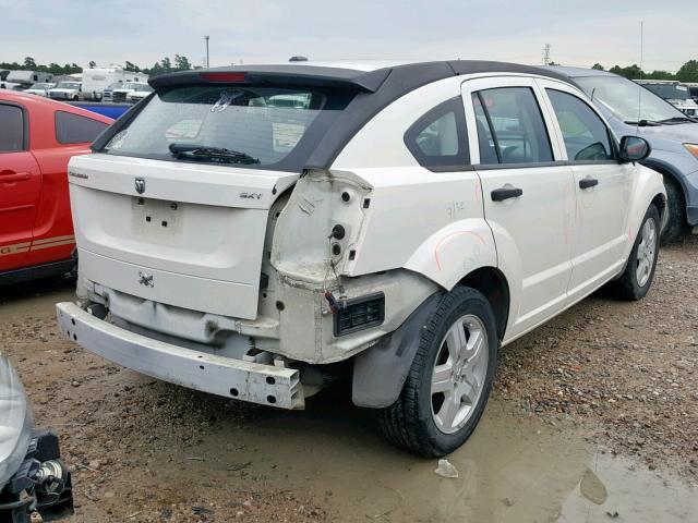 1B3HB48B68D671334 - 2008 DODGE CALIBER SX WHITE photo 4