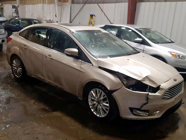 1FADP3J2XJL326487 - 2018 FORD FOCUS TITA BEIGE photo 1