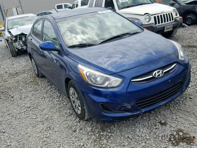 KMHCT4AE0HU173832 - 2017 HYUNDAI ACCENT SE BLUE photo 1