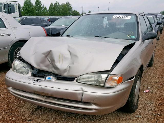 1Y1SK52812Z416734 - 2002 CHEVROLET GEO PRIZM 银色 照片 2