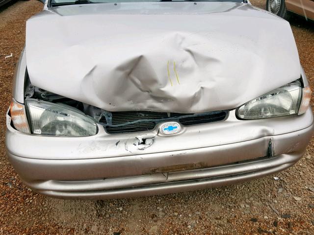 1Y1SK52812Z416734 - 2002 CHEVROLET GEO PRIZM 银色 照片 9