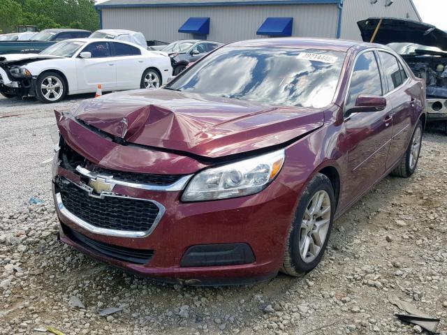 1G11C5SL6FF319031 - 2015 CHEVROLET MALIBU 1LT 勃艮第红 照片 2