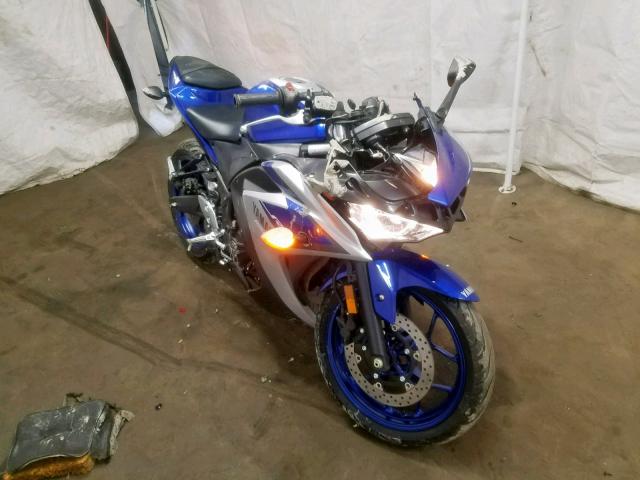 MH3RH06Y8FK002638 - 2015 YAMAHA YZFR3 BLUE photo 1