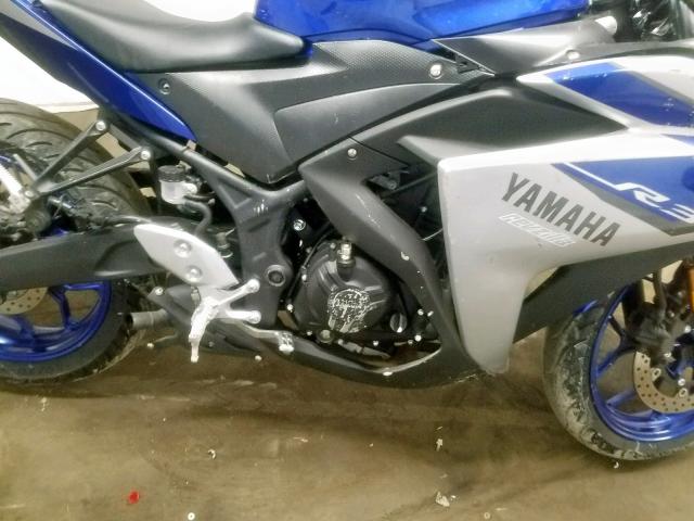 MH3RH06Y8FK002638 - 2015 YAMAHA YZFR3 BLUE photo 7