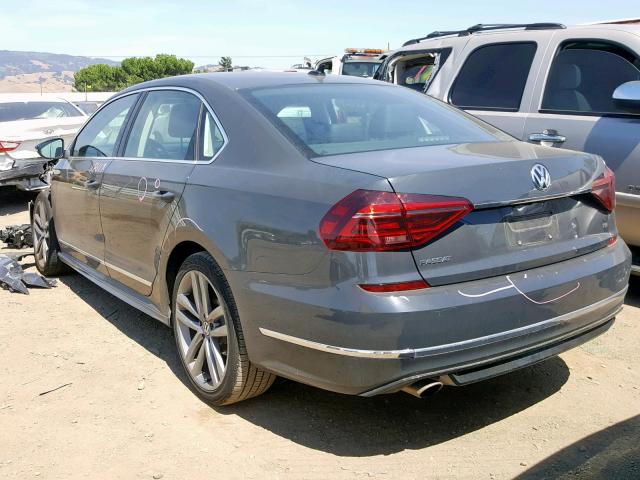 1VWDT7A35HC075939 - 2017 VOLKSWAGEN PASSAT R-L GRAY photo 3
