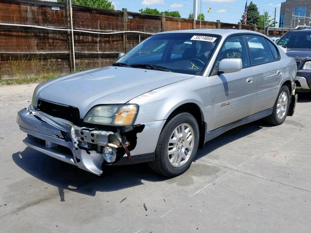 4S3BE686947203617 - 2004 SUBARU LEGACY OUT SILVER photo 2