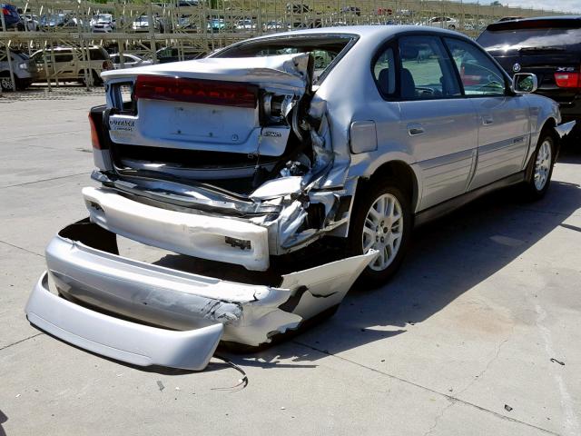 4S3BE686947203617 - 2004 SUBARU LEGACY OUT SILVER photo 4