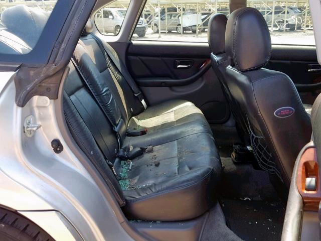 4S3BE686947203617 - 2004 SUBARU LEGACY OUT SILVER photo 6