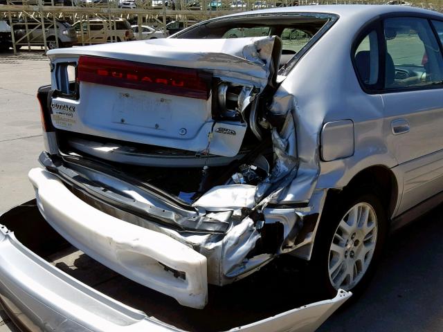 4S3BE686947203617 - 2004 SUBARU LEGACY OUT SILVER photo 9