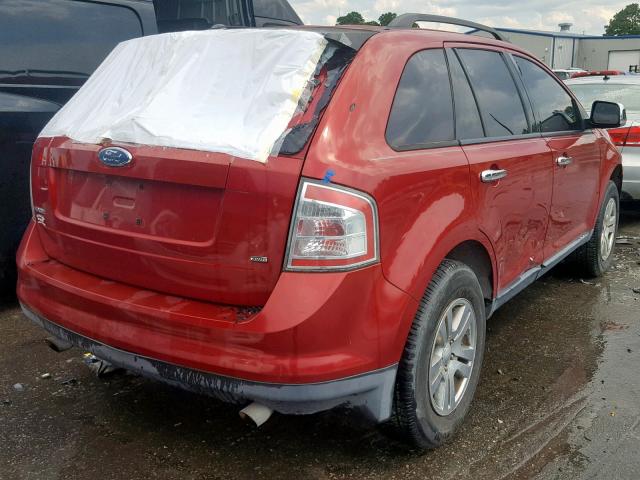 2FMDK46C57BA68822 - 2007 FORD EDGE SE BURGUNDY photo 4