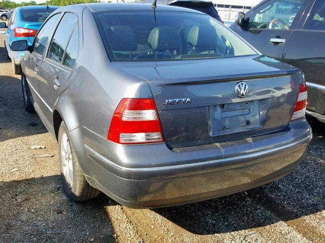 3VWSK69M14M051695 - 2004 VOLKSWAGEN JETTA GLS GRAY photo 3