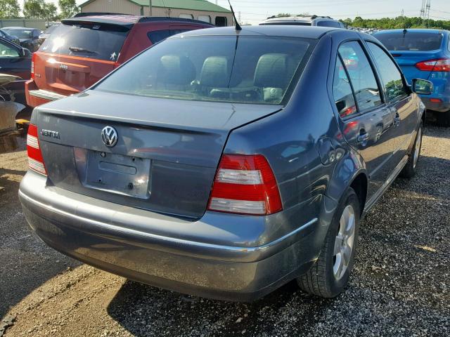 3VWSK69M14M051695 - 2004 VOLKSWAGEN JETTA GLS GRAY photo 4