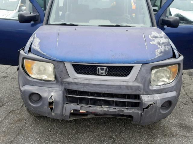 5J6YH28513L013201 - 2003 HONDA ELEMENT EX BLUE photo 7