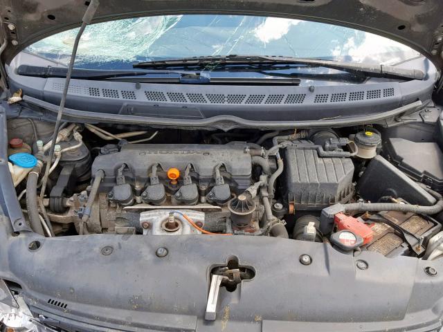 2HGFA1F33AH510095 - 2010 HONDA CIVIC VP GRAY photo 7