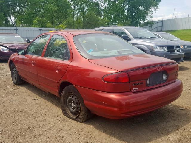 1FAFP6639WK233470 - 1998 FORD CONTOUR LX RED photo 3