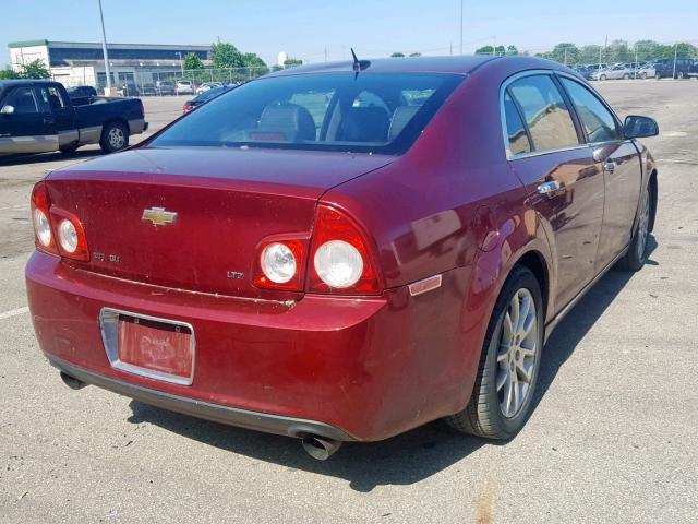 1G1ZK57788F262156 - 2008 CHEVROLET MALIBU LTZ წითელი ფოტო 4
