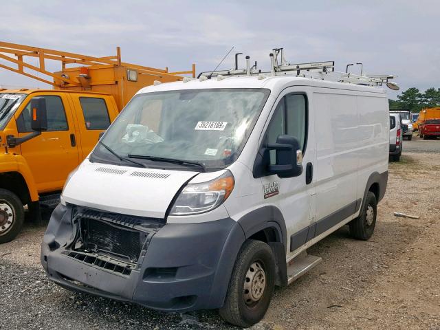 3C6TRVAG2FE513527 - 2015 RAM PROMASTER WHITE photo 2