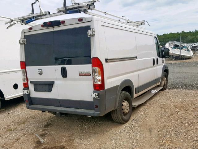 3C6TRVAG2FE513527 - 2015 RAM PROMASTER WHITE photo 4