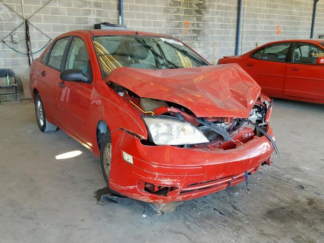1FAFP34NX6W187949 - 2006 FORD FOCUS ZX4 RED photo 1