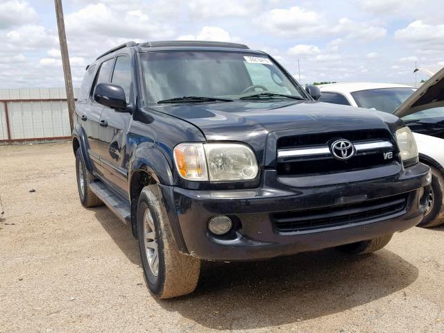 5TDZT38A66S264777 - 2006 TOYOTA SEQUOIA LI BLACK photo 1