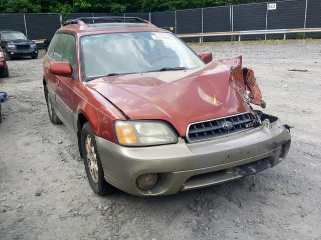 4S3BH806637661161 - 2003 SUBARU LEGACY OUT RED photo 1