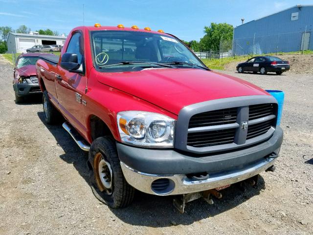 3D7KS26DX7G753376 - 2007 DODGE RAM 2500 S RED photo 1