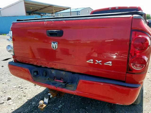 3D7KS26DX7G753376 - 2007 DODGE RAM 2500 S RED photo 6