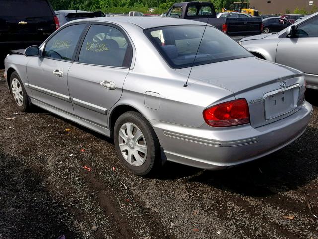 KMHWF25S05A153327 - 2005 HYUNDAI SONATA GL SILVER photo 3