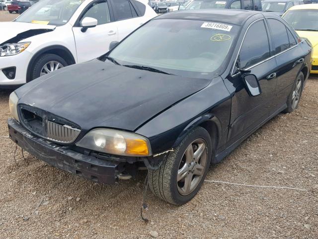 1LNHM87A92Y681294 - 2002 LINCOLN LS BLACK photo 2