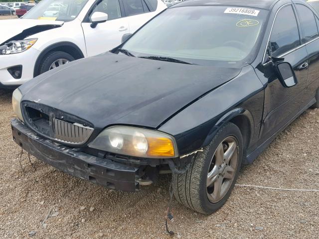 1LNHM87A92Y681294 - 2002 LINCOLN LS BLACK photo 9