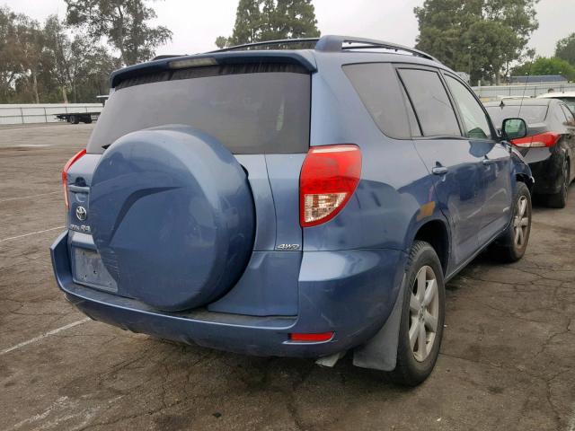 JTMBK31V085071342 - 2008 TOYOTA RAV4 LIMIT BLUE photo 4