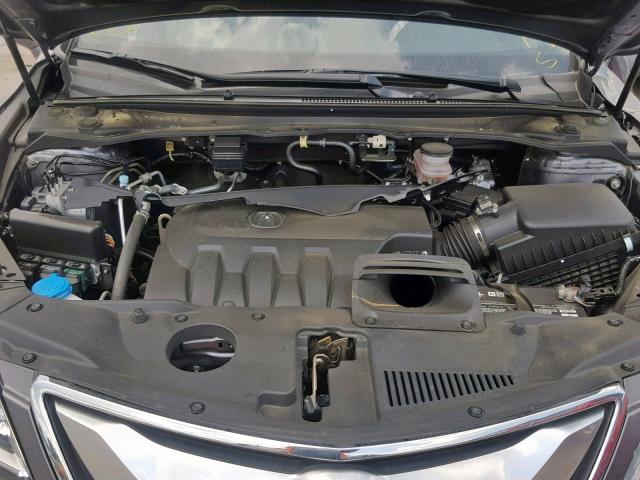 5J8TB3H59JL014330 - 2018 ACURA RDX TECHNO GRAY photo 7