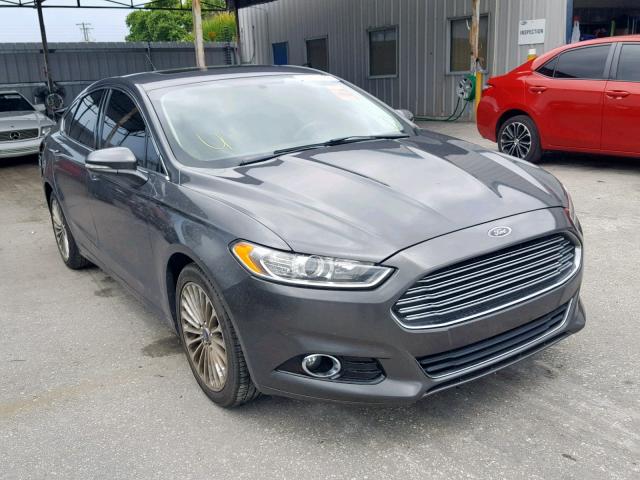 3FA6P0K90FR269163 - 2015 FORD FUSION TIT GRAY photo 1