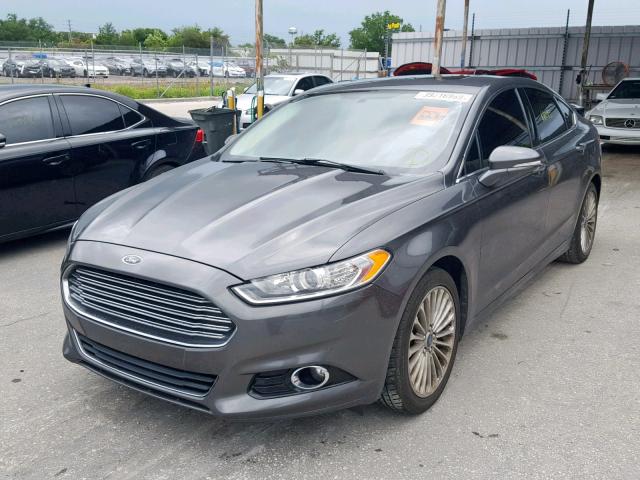 3FA6P0K90FR269163 - 2015 FORD FUSION TIT GRAY photo 2