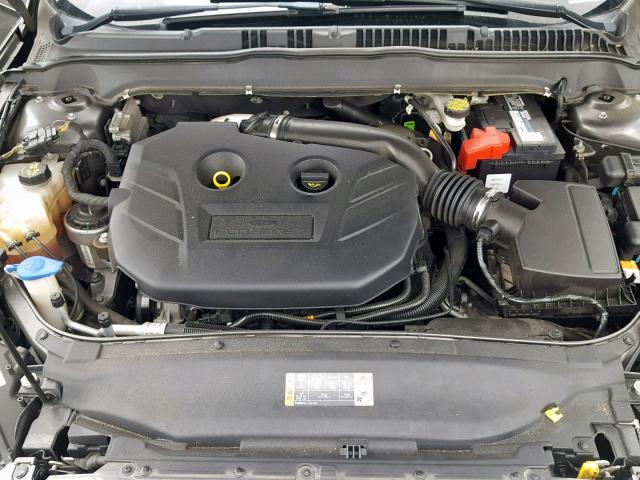 3FA6P0K90FR269163 - 2015 FORD FUSION TIT GRAY photo 7