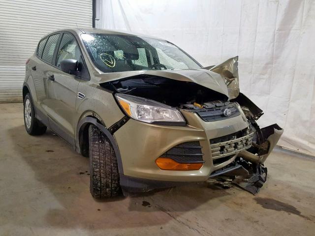 1FMCU0F75EUA65699 - 2014 FORD ESCAPE S GREEN photo 1