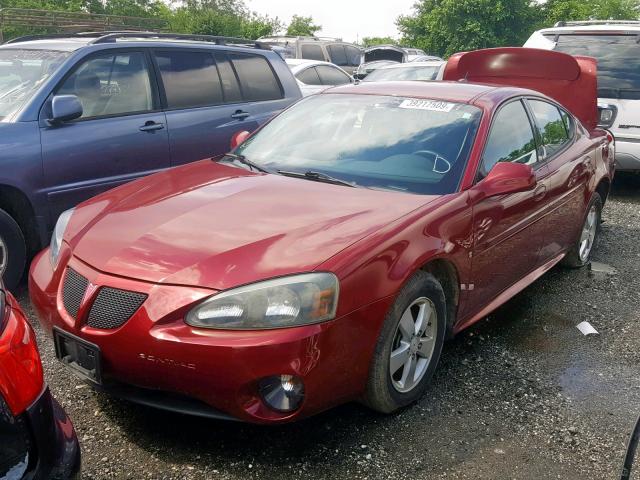 2G2WP552671179063 - 2007 PONTIAC GRAND PRIX MAROON photo 2