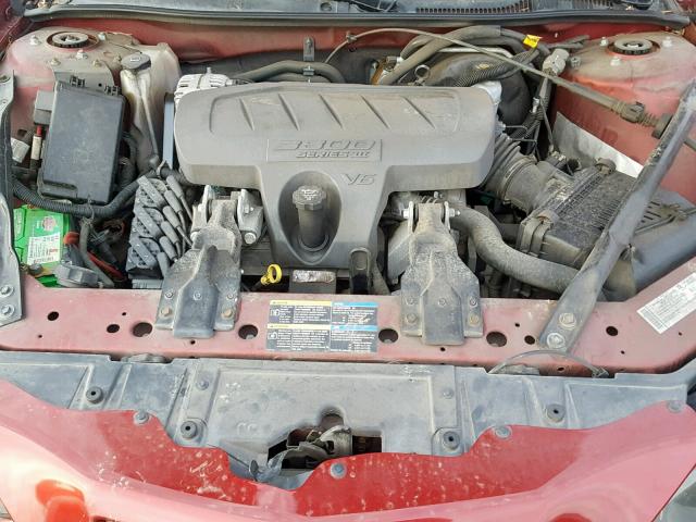 2G2WP552671179063 - 2007 PONTIAC GRAND PRIX MAROON photo 7