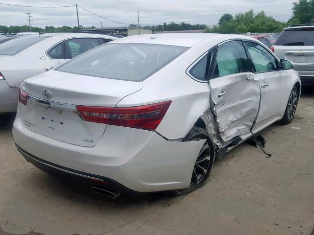 4T1BK1EB5HU244746 - 2017 TOYOTA AVALON XLE WHITE photo 4