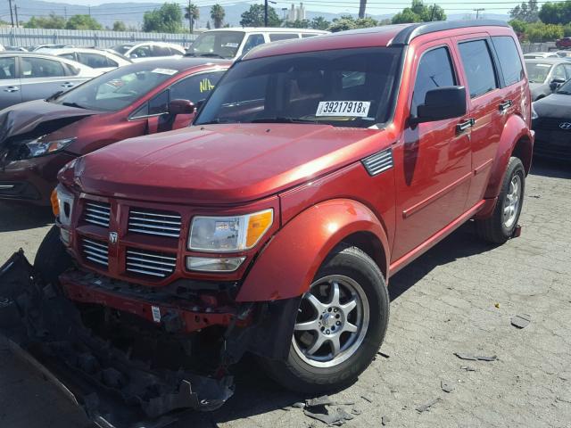 1D8GT58637W621835 - 2007 DODGE NITRO R/T RED photo 2