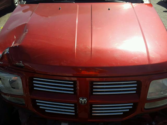 1D8GT58637W621835 - 2007 DODGE NITRO R/T RED photo 7