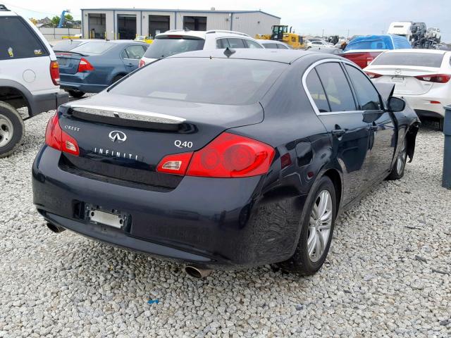 JN1CV6APXFM500085 - 2015 INFINITI Q40 BLACK photo 4