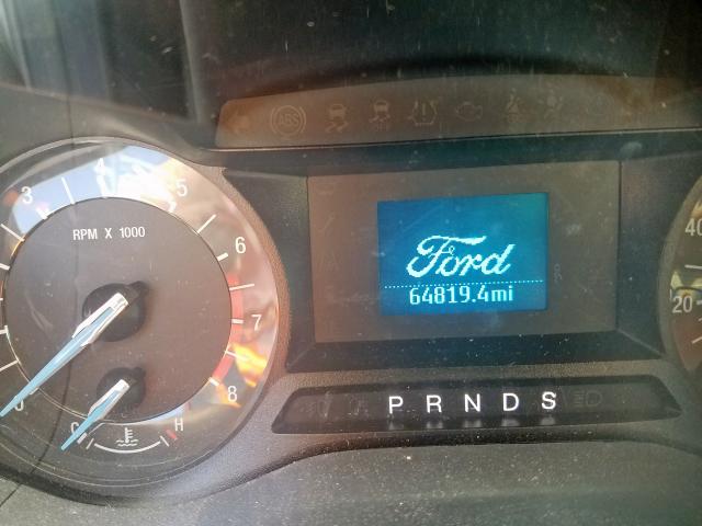 3FA6P0G73FR263879 - 2015 FORD FUSION S BLUE photo 8